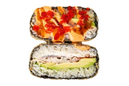 Суші бургер з вугрем